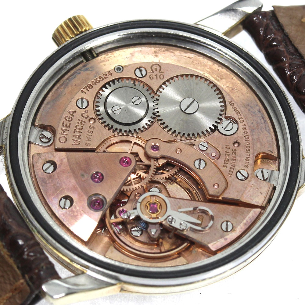 オメガ OMEGA 14384 3 SC シーマスター cal.610 デイト 手巻き メンズ _804619【中古】