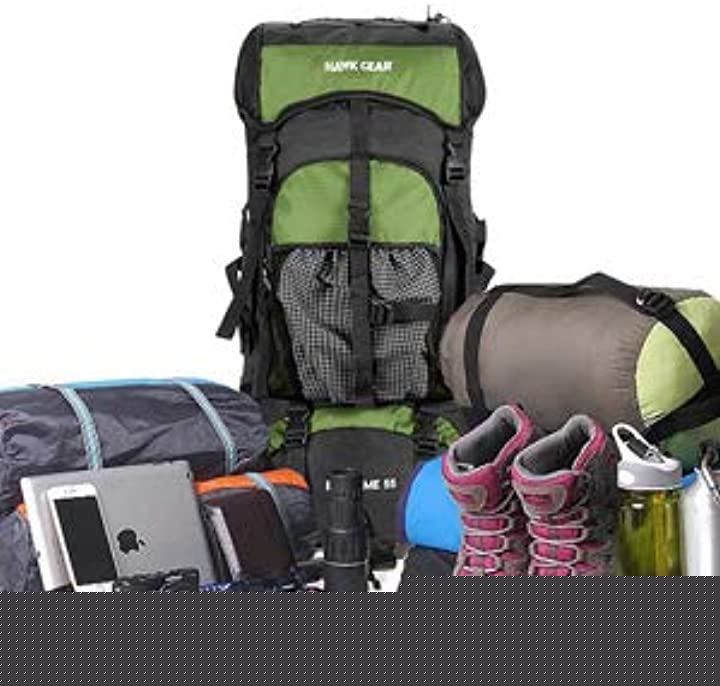 バックパック 55L 防水 大容量 レインカバー ザック 長期旅行 防災 災害(カモフラージュ, Free Size)