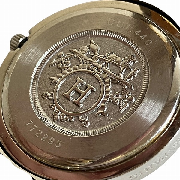 エルメス クリッパー CL4.220 クォーツ 腕時計 メンズ レディース【中古】