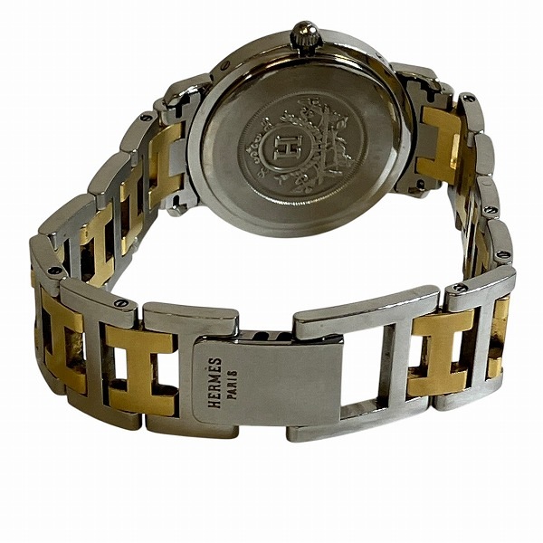 エルメス クリッパー CL4.220 クォーツ 腕時計 メンズ レディース【中古】