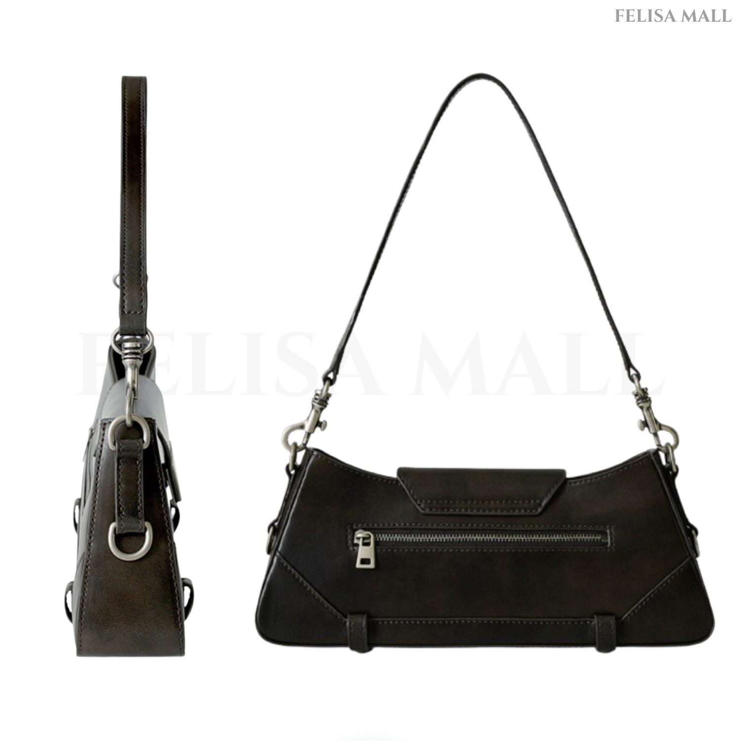 ●FENNEC●GAVI TRIANGLE BAG ショルダーバッグ 本革 韓国発 24SS新作【FENNEC】 GAVI TRIANGLE BAG 3色◇送料込 (Fennec