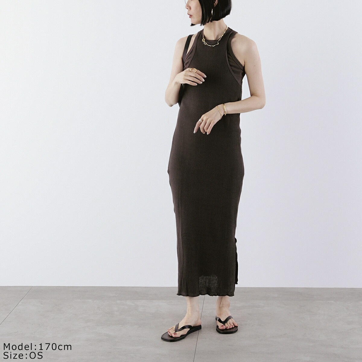 CAROUSE LAMBRA ケラウズランブラ ワンピース ORGANIC COTTON RIB PACK NS DRESS 251-359 レディース リブ CAROUSE LAMBRA ケラウズランブラ ワンピース ORGANIC COTTON RIB PACK NS DRESS 251-359 レディース リブ