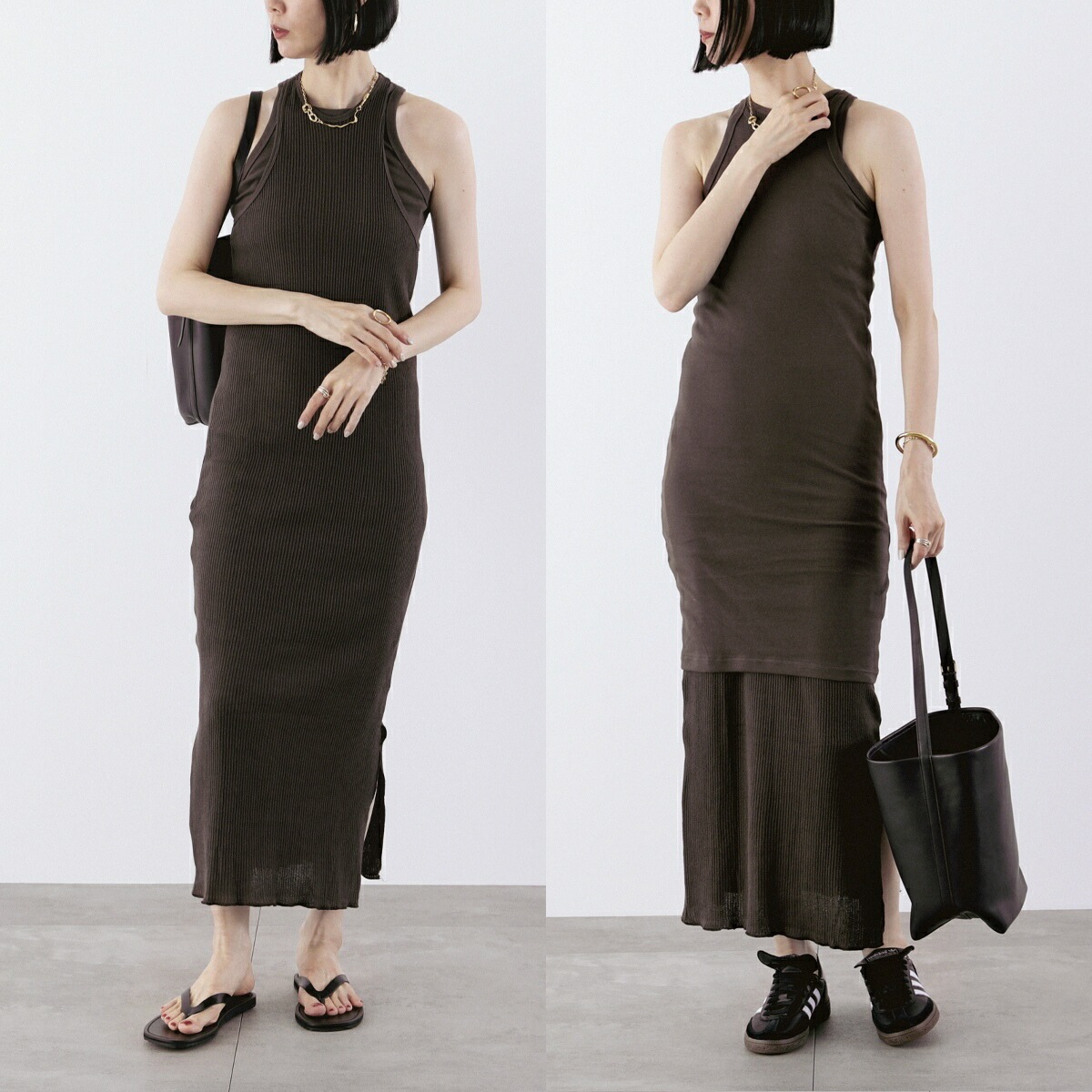 CAROUSE LAMBRA ケラウズランブラ ワンピース ORGANIC COTTON RIB PACK NS DRESS 251-359 レディース リブ CAROUSE LAMBRA ケラウズランブラ ワンピース ORGANIC COTTON RIB PACK NS DRESS 251-359 レディース リブ