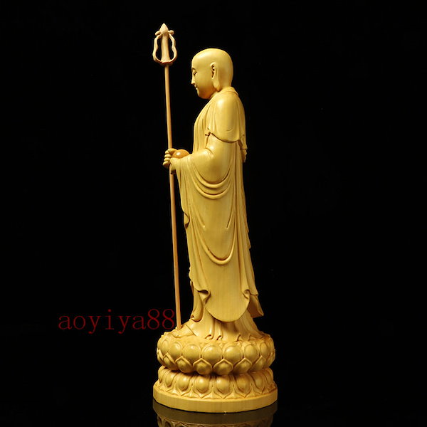 中国古美術・旧蔵蔵伝工芸 ・彫刻「蓮花生師匠」仏像・天然サザエ彫り・右旋法螺法器 中国古美術・旧蔵蔵伝工芸 ・彫刻「蓮花生師匠」仏像・天然
