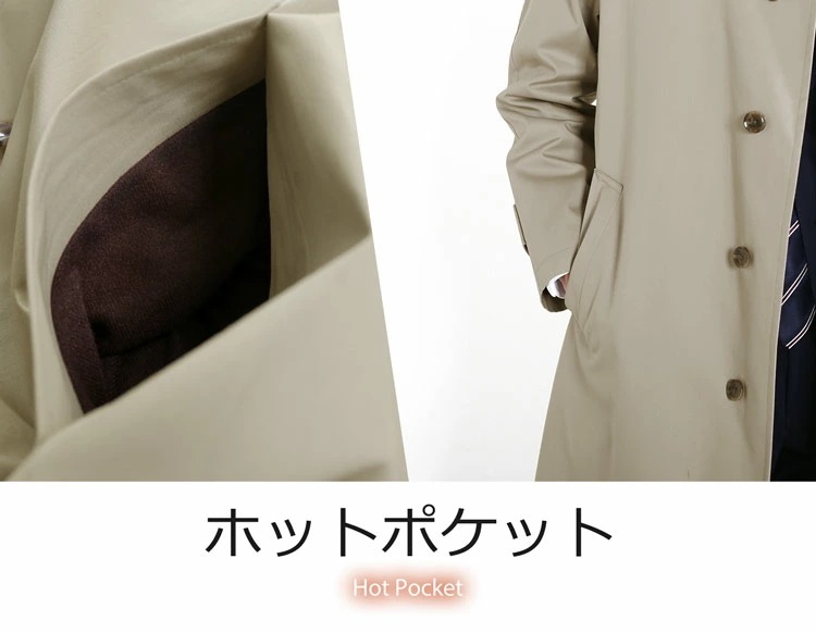 ステンカラーコート 中綿ライナー付き ツイルコート メンズコート コットン100% メンズ ビジネス スプリングコート 中綿 ライナー付き 綿100％ 大きいサイズ コットン きれいめ 通勤 仕事 ア