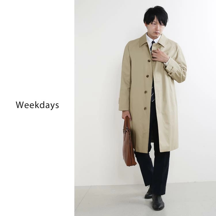 ステンカラーコート 中綿ライナー付き ツイルコート メンズコート コットン100% メンズ ビジネス スプリングコート 中綿 ライナー付き 綿100％ 大きいサイズ コットン きれいめ 通勤 仕事 ア