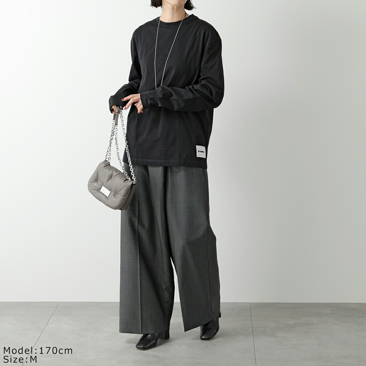JIL SANDER+ ジルサンダー プラス 長袖Tシャツ 【3枚組】J47GC0002 JTN254 レディース 3枚セット ロンT コットン クルーネック
