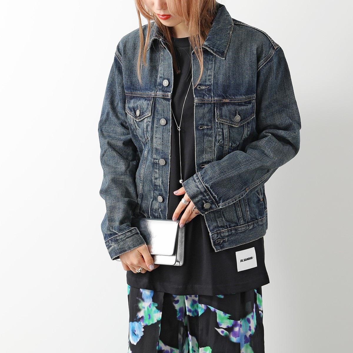 JIL SANDER+ ジルサンダー プラス 長袖Tシャツ 【3枚組】J47GC0002 JTN254 レディース 3枚セット ロンT コットン クルーネック