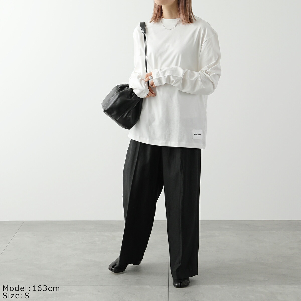 JIL SANDER+ ジルサンダー プラス 長袖Tシャツ 【3枚組】J47GC0002 JTN254 レディース 3枚セット ロンT コットン クルーネック