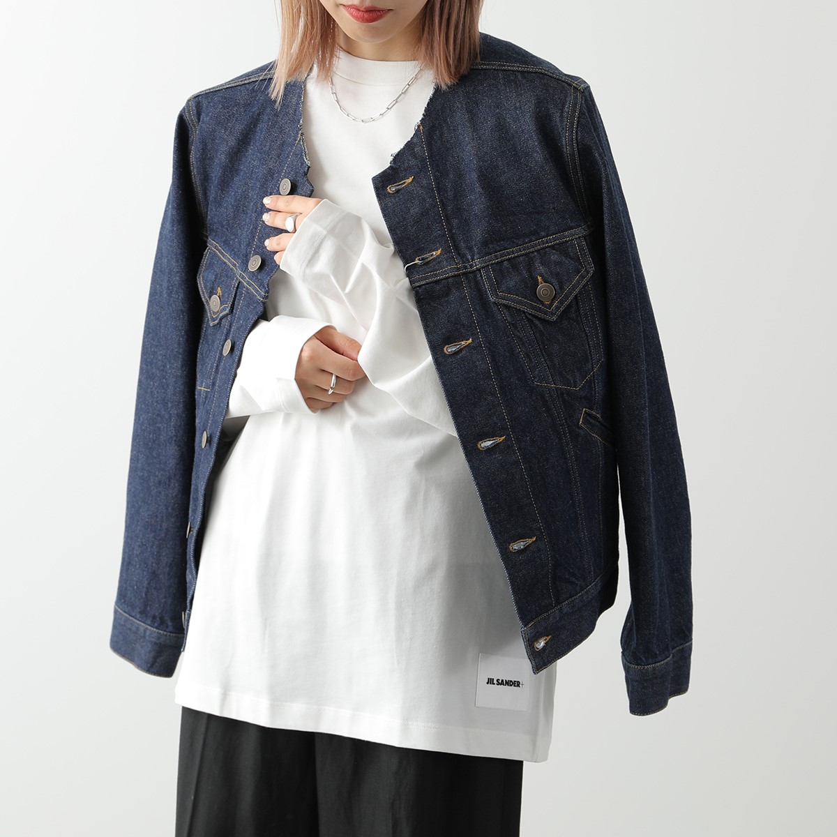 JIL SANDER+ ジルサンダー プラス 長袖Tシャツ 【3枚組】J47GC0002 JTN254 レディース 3枚セット ロンT コットン クルーネック