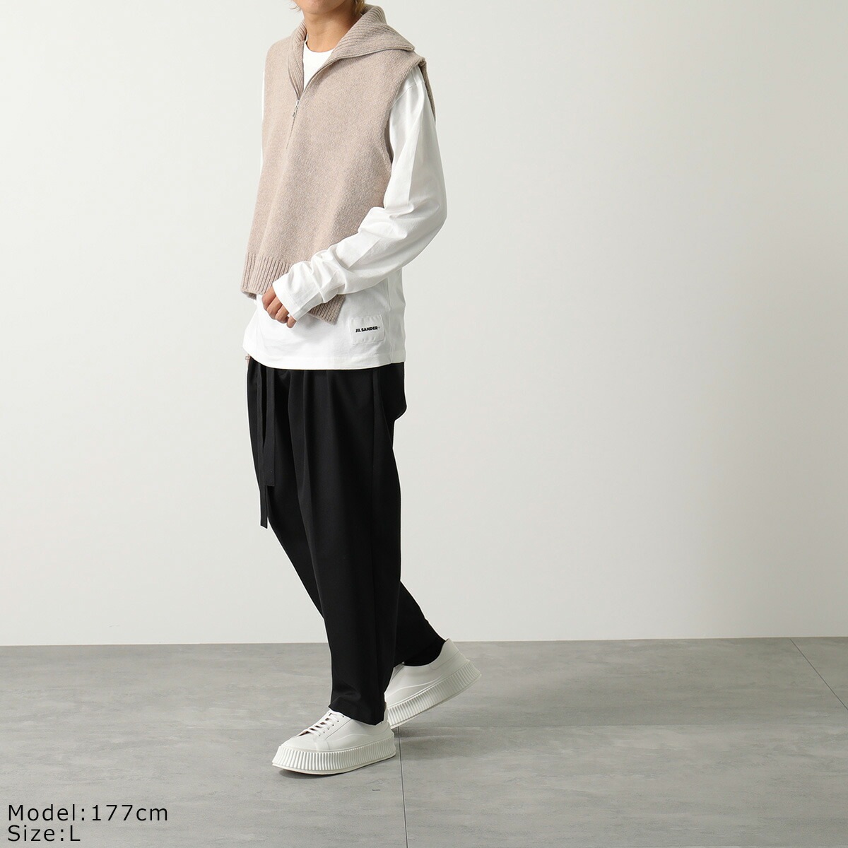 JIL SANDER+ ジルサンダー プラス 長袖Tシャツ 【3枚組】J47GC0002 JTN254 レディース 3枚セット ロンT コットン クルーネック