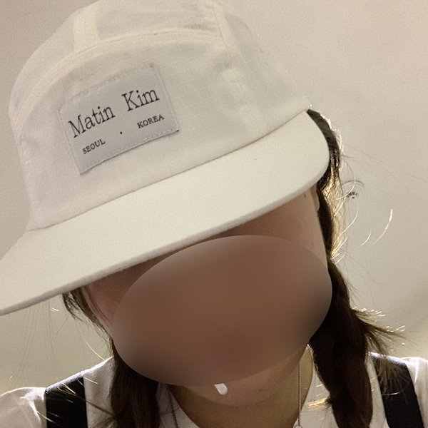 [人気商品] 正規品保証 Matin Kim LOGO LABEL SOLID CAMP CAP 4色 / ボールキャップ / キャンプキャップ /  帽子 / キャップ帽 / 韓国の人気商品