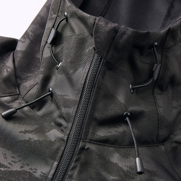 撥水加工 シェルパーカー ウッドランドブラック S 撥水加工 シェル パーカー S ウッドランドブラック 表面フッ素系撥水