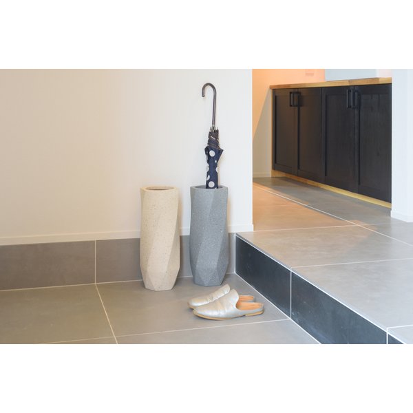 東谷 傘たて W16×D16×H40 グレー/アイボリー 陶器 CLY-11