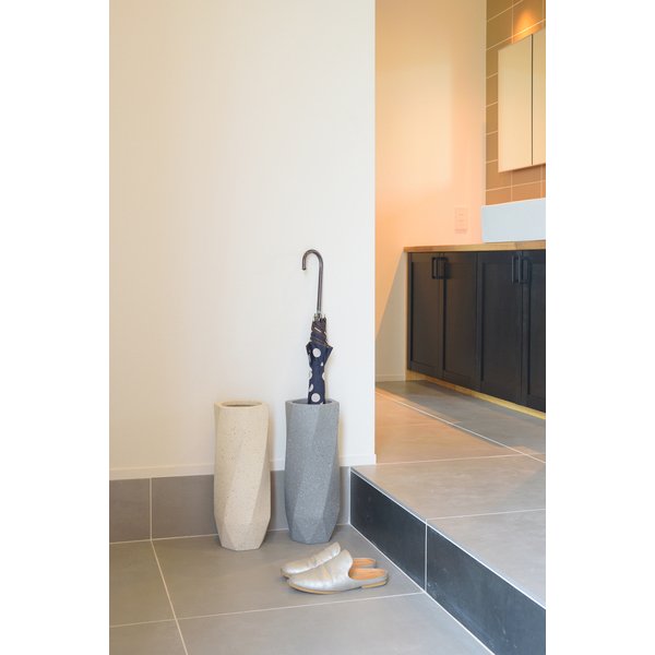 東谷 傘たて W16×D16×H40 グレー/アイボリー 陶器 CLY-11