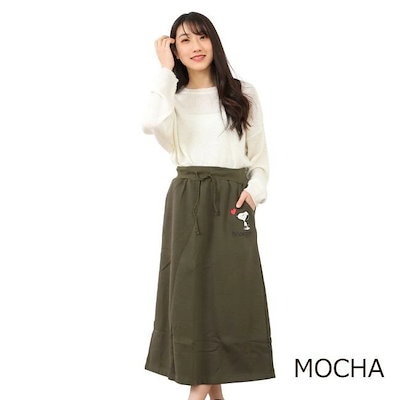 Qoo10] スヌーピー スウェット 裏起毛 ロング : レディース服