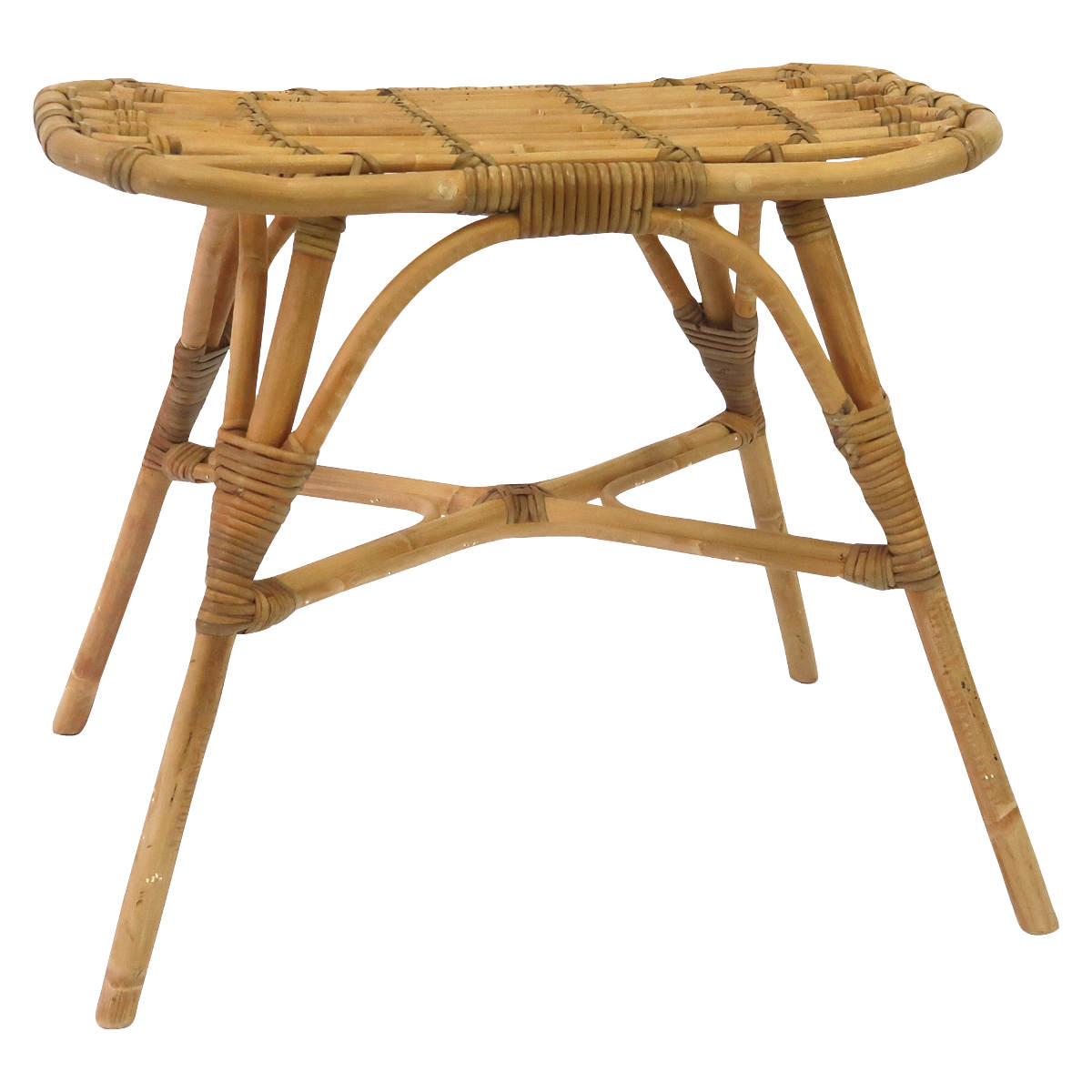 JUGLAS レクトスツール ラタン 高さ41cm 籐 ユグラ スツール ベンチ イス ラタン家具 腰掛 ラタン製 完成品 チェア 軽量 コンパクト 玄関 籐家具 1人掛 インテリア