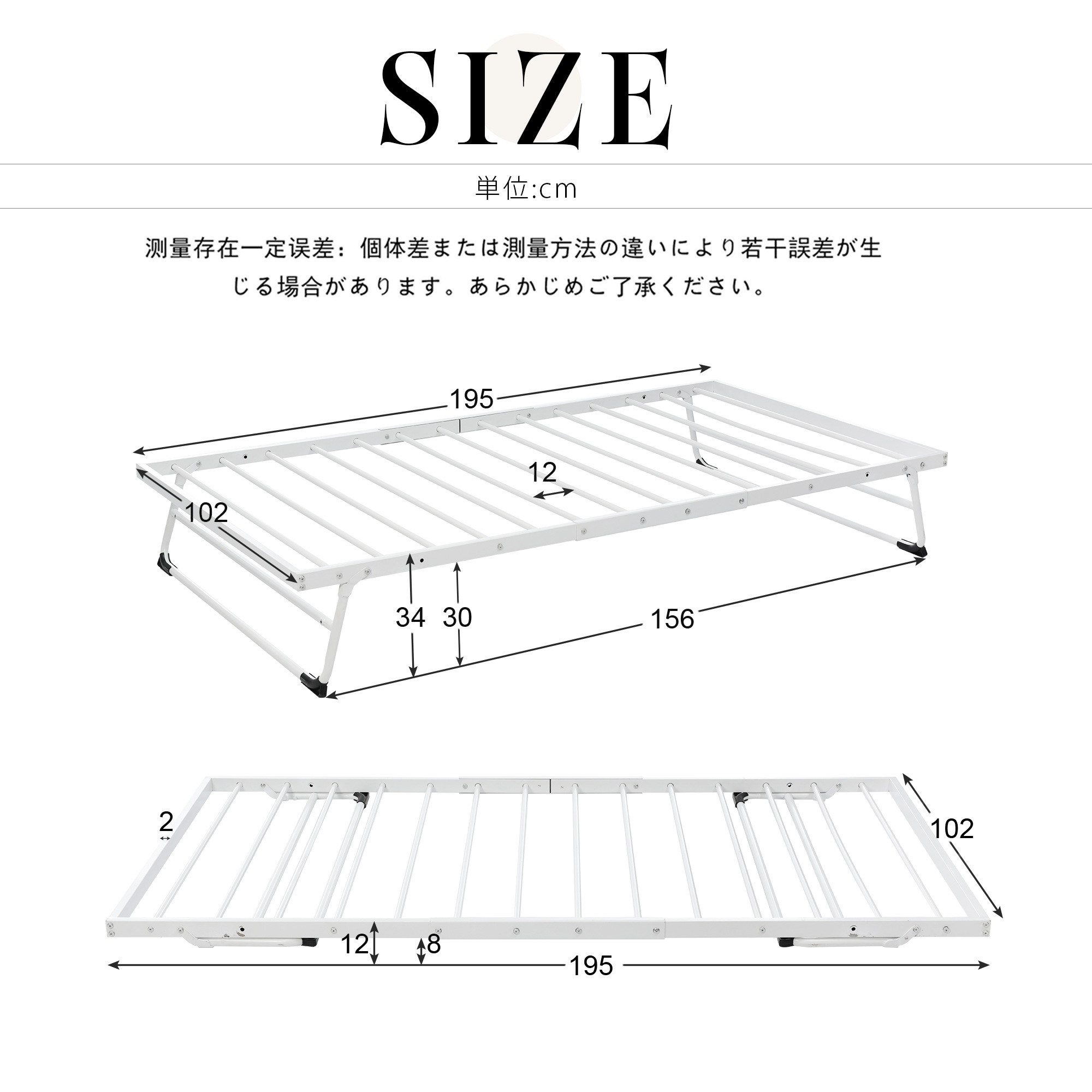 【ブラック】 パイプベッド 折りたたみベッド シングル 下収納 耐荷重120kg 新作】【ブラック】 パイプベッド 折りたたみベッド シングル 組立簡単