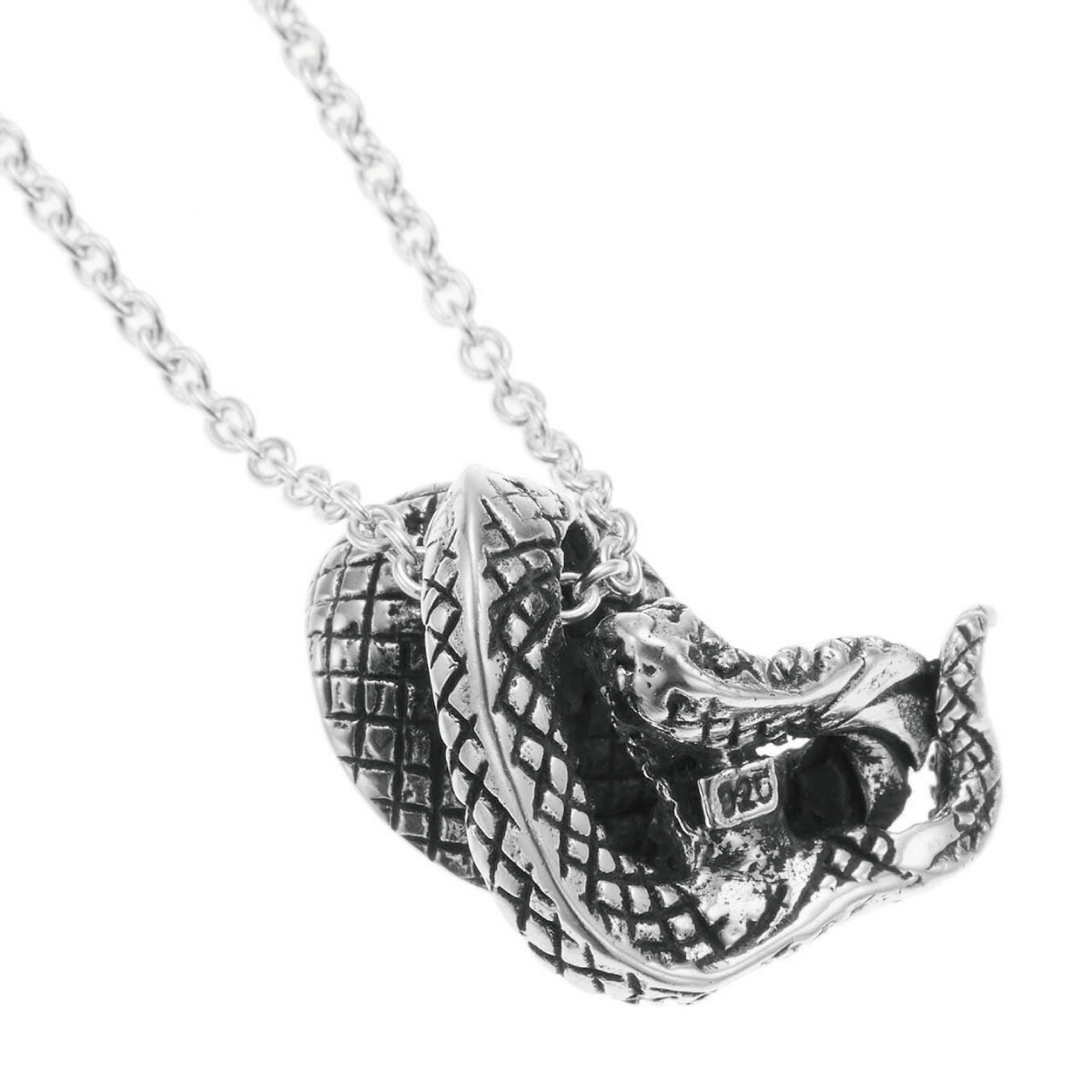 ネックレス メンズ シルバー925 コブラ 蛇 ヘビ アズキチェーン 大ぶり ごつめ ネックレス メンズ シルバー925 コブラ 蛇 ヘビ アズキチェーン 大ぶり ごつめ