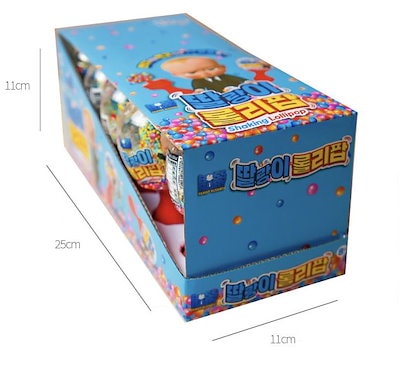 Qoo10] ボスベビーガラガラロリポップ10入り K : 食品