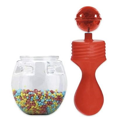 Qoo10] ボスベビーガラガラロリポップ10入り K : 食品