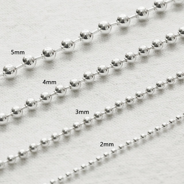 925シルバーシルバーボールベーシックシルバーボールバルチ2mm3mm