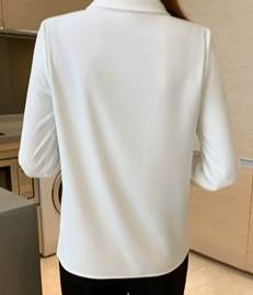 トップス ブラウス カットソー プルオーバー 袖あり 長袖 Vネック スリム ストレート リボン 大人可愛い きれいめ シンプル 上品 おしゃれ お洒落 大人女子 こなれ感 エレガント 存在感 フォー