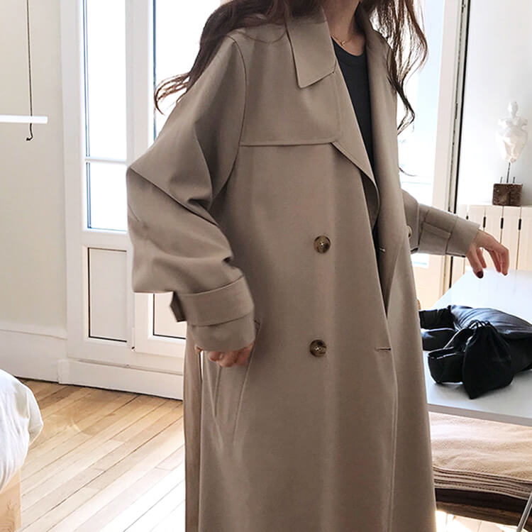 トレンチコート レディース コート ロング 秋コート 春コート ロングコート ロング丈 ダブル 秋 春 トレンチコート レディース コート ロング 秋コート 春コート ロングコート ロング丈 ダブル 秋 春