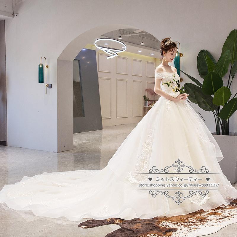ウェディングドレス シャンパン オフホワイト オフショルダー 二次会 結婚式 披露宴 ブライダル ロングドレス 花嫁 ウエディングドレス プリンセスライン 刺繍 ウェディングドレス シャンパン オフホワイト オフショルダー 二次会 結婚式 披露宴 ブライダル ロングドレス 花嫁 ウエディングドレス プリンセスライン 刺繍