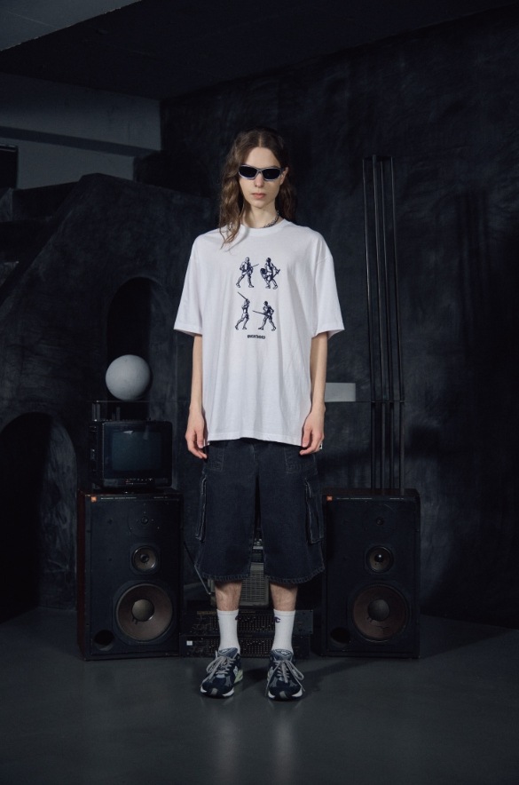 【CPGN STUDIO】23SS★ Night Hood Embroidery Short Sleeve Tee CPGN STUDIO】23SS☆ Night Hood Embroidery Short Sleeve Tee