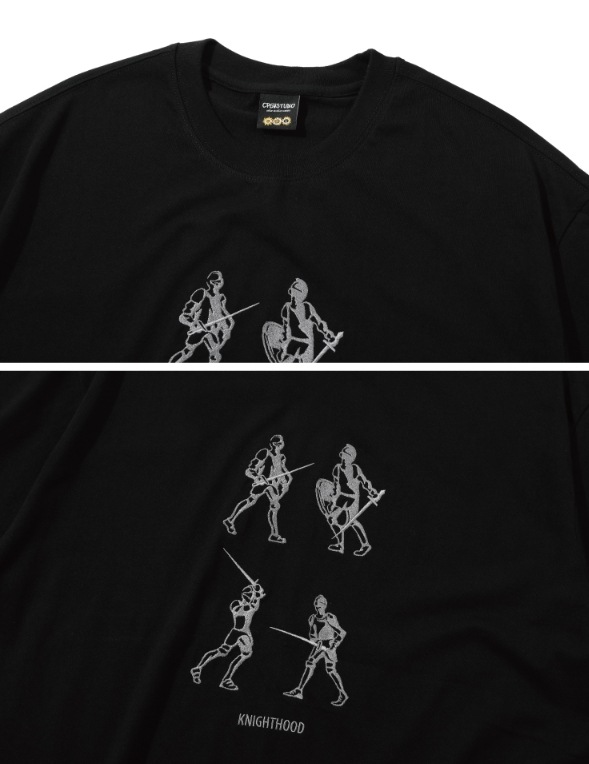 CPGN STUDIO】 Night Hood Embroidery Short Sleeve Tee Tシャツ