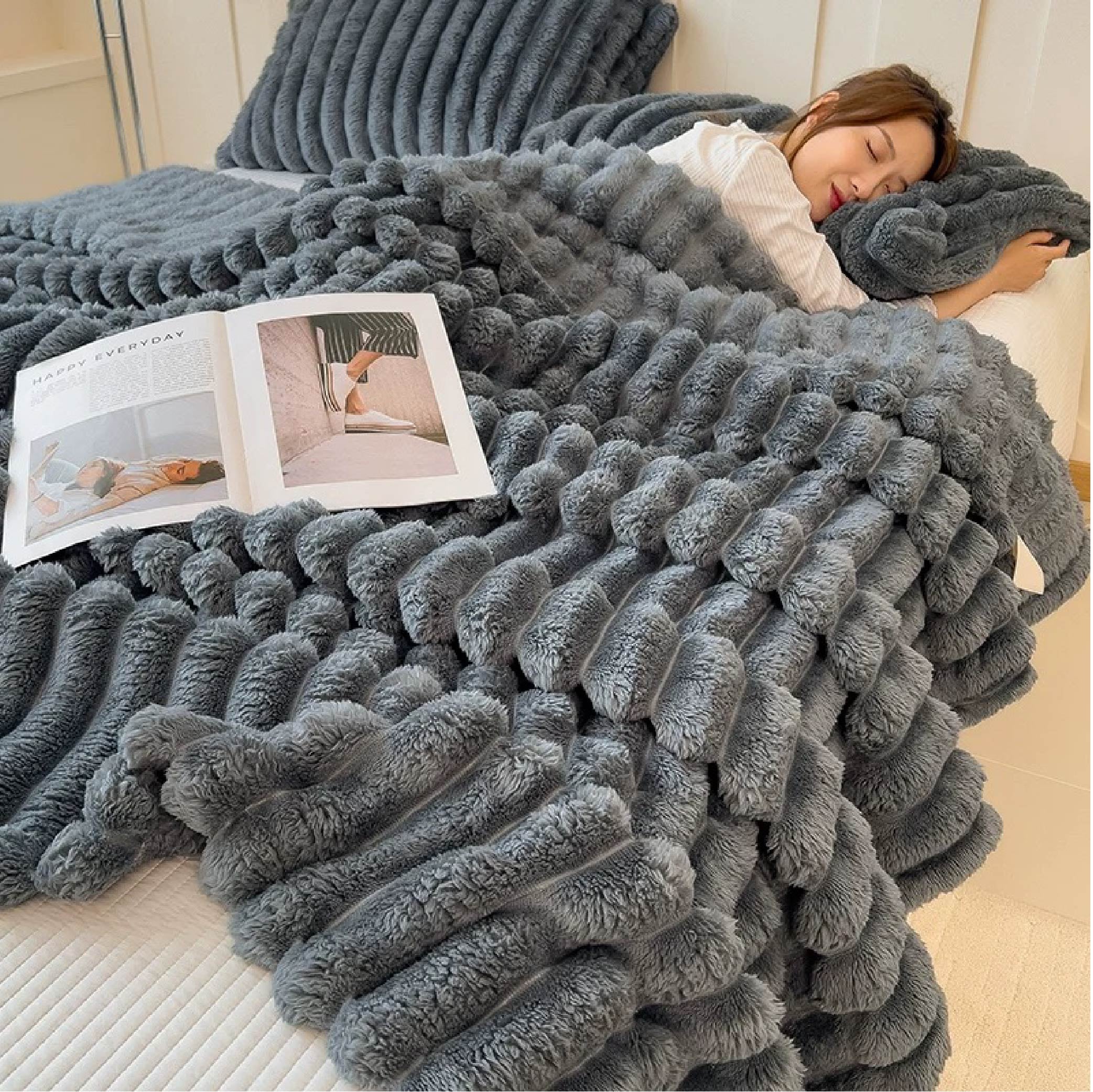 ふわふわ 毛布 ふわとろ 毛布 もこもこ 毛布 ブランケット モコモコ ポコポコ 毛布 とろとろ 毛布 ふわもこ 毛布 もうふ フワトロ 毛布 両面ボア 膝掛け 毛布 厚手 おしゃれ 冬用 暖かい 可