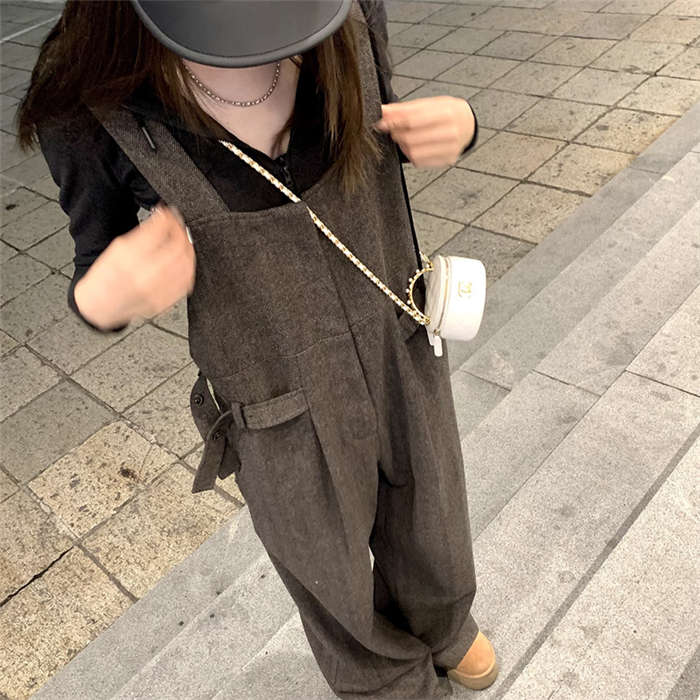 Salopette pants 着るだけで おしゃれムード漂う サロペットパンツ 20代 30代