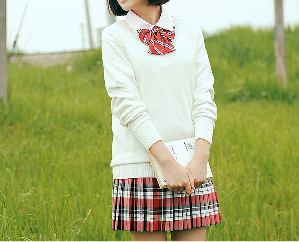 Qoo10] YUJIANXIONG ニットセーター スクールセーター 制服