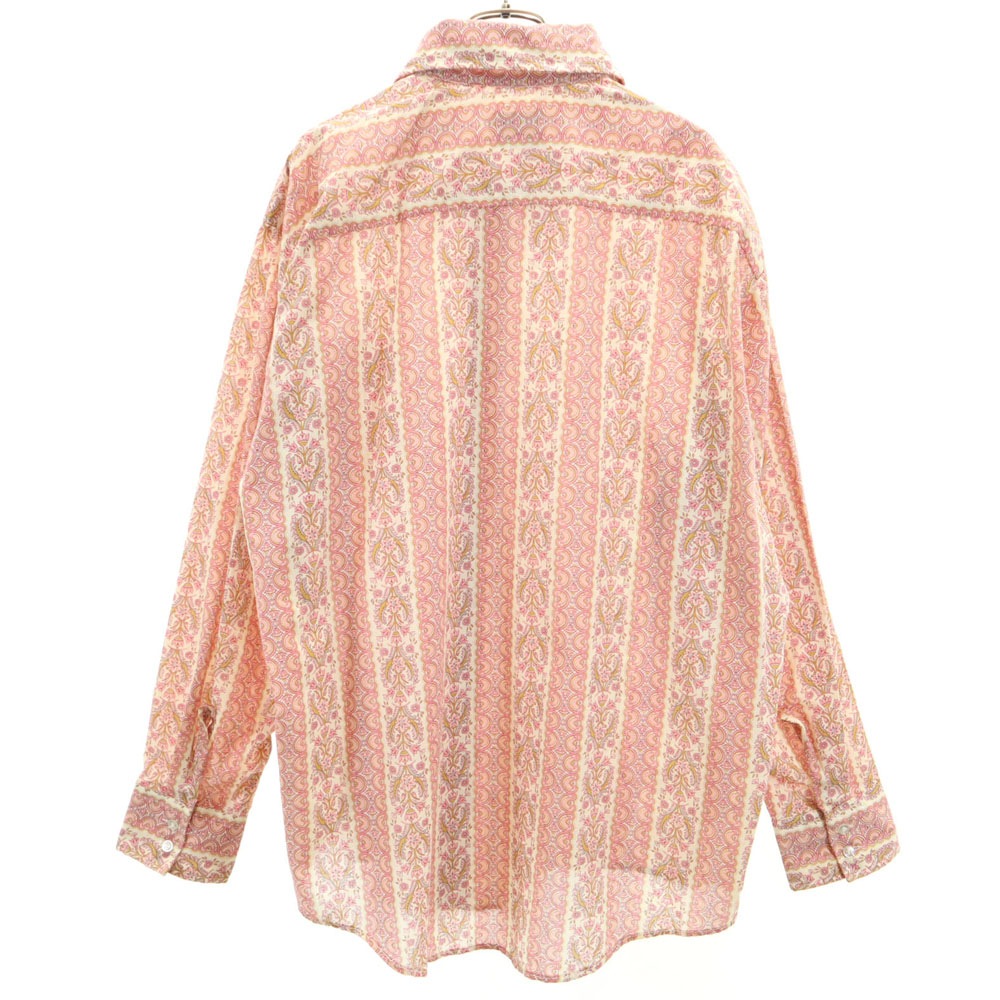 WESTVALE 70s 花柄 長袖 シャツ XL ピンク 他 オールド ヴィンテージ メンズ WESTVALE 70s 花柄 長袖 シャツ XL ピンク 他 オールド ヴィンテージ メンズ