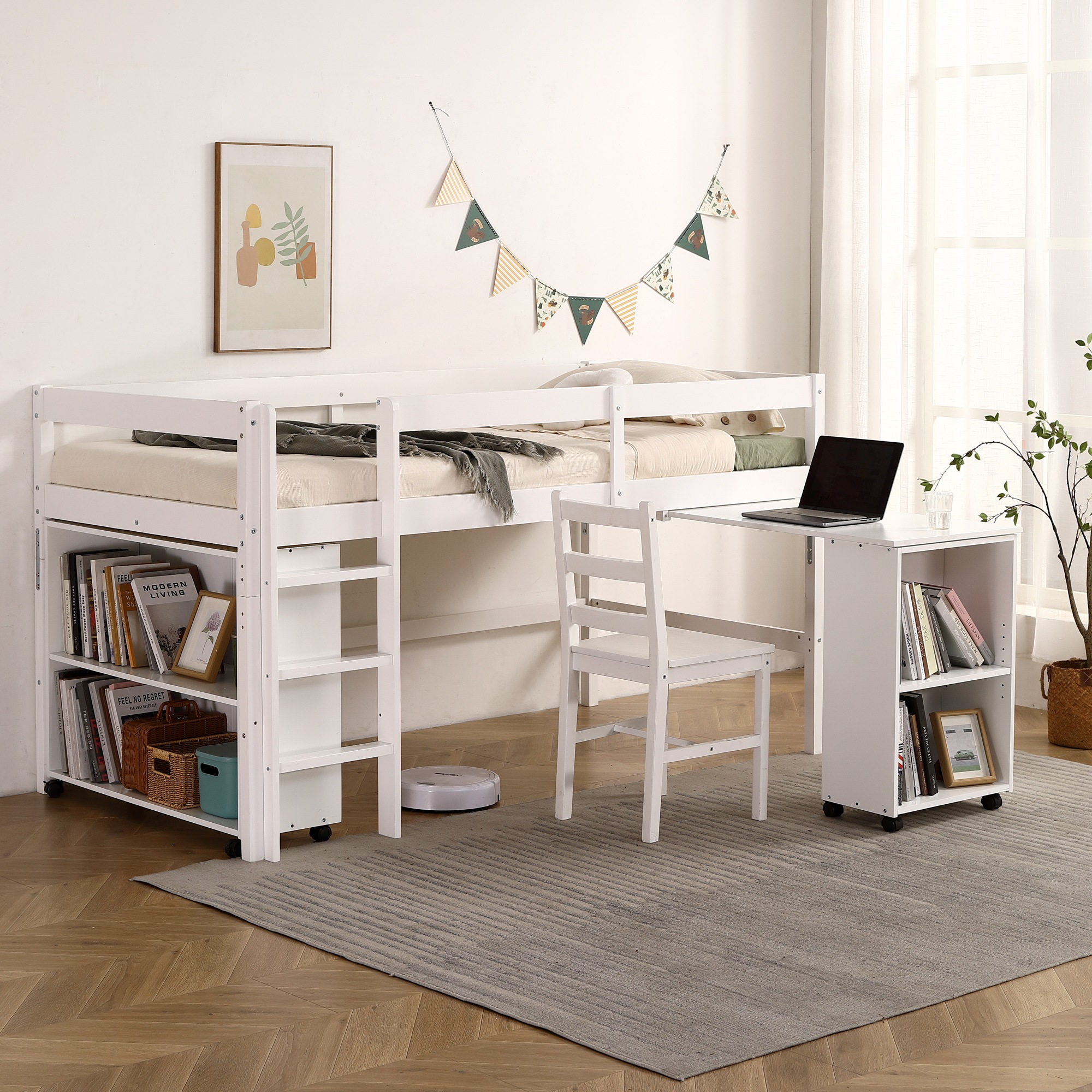 227【10cm厚さマットレス付き】システムベッド ロフトベッド 木製 シングル ベッド ロータイプ ベッド デスク 本棚 机付き 学習机 コンパクト 本棚付き 木製ベッド 天然木 収納 子供 大人 227【10cm厚さマットレス付き】システムベッド ロフトベッド 木製 シングル ベッド ロータイプ ベッド デスク 本棚 机付き 学習机 コンパクト 本棚付き 木製ベッド 天然木 収納 子供 大人