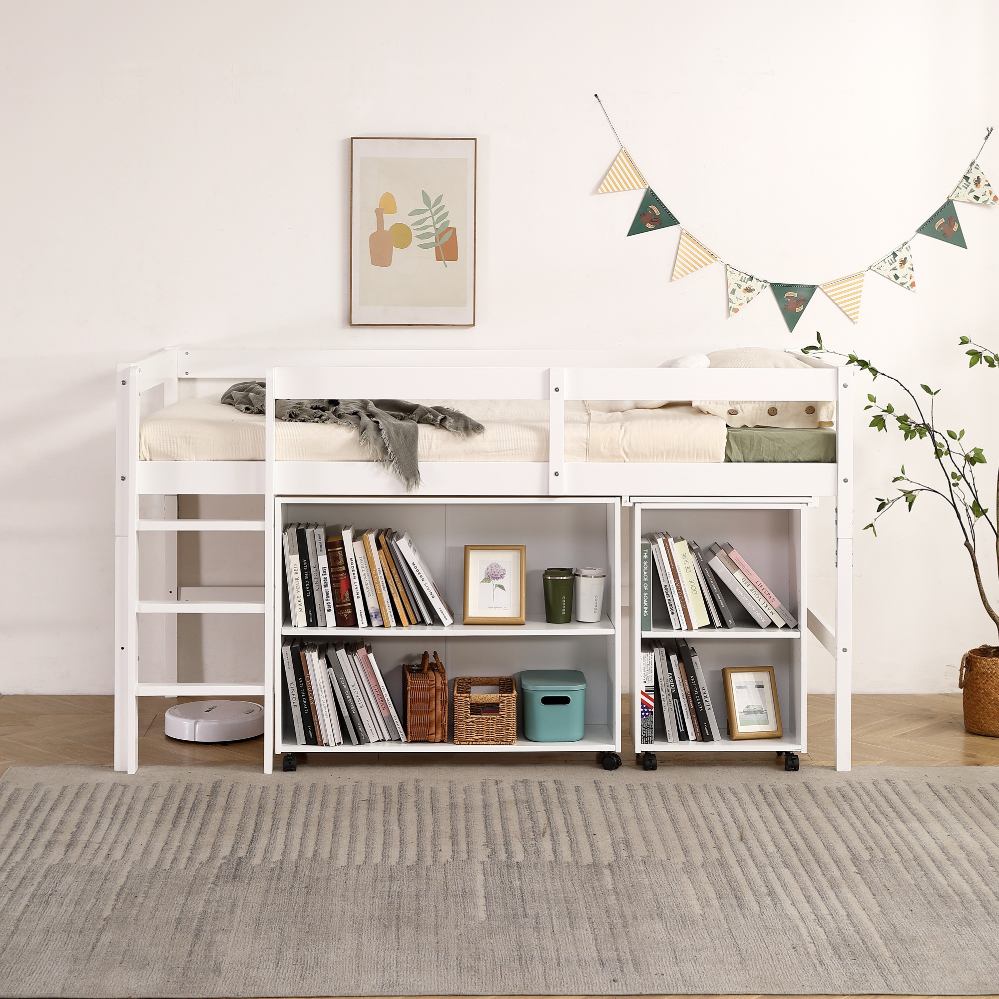 227【10cm厚さマットレス付き】システムベッド ロフトベッド 木製 シングル ベッド ロータイプ ベッド デスク 本棚 机付き 学習机 コンパクト 本棚付き 木製ベッド 天然木 収納 子供 大人 227【10cm厚さマットレス付き】システムベッド ロフトベッド 木製 シングル ベッド ロータイプ ベッド デスク 本棚 机付き 学習机 コンパクト 本棚付き 木製ベッド 天然木 収納 子供 大人