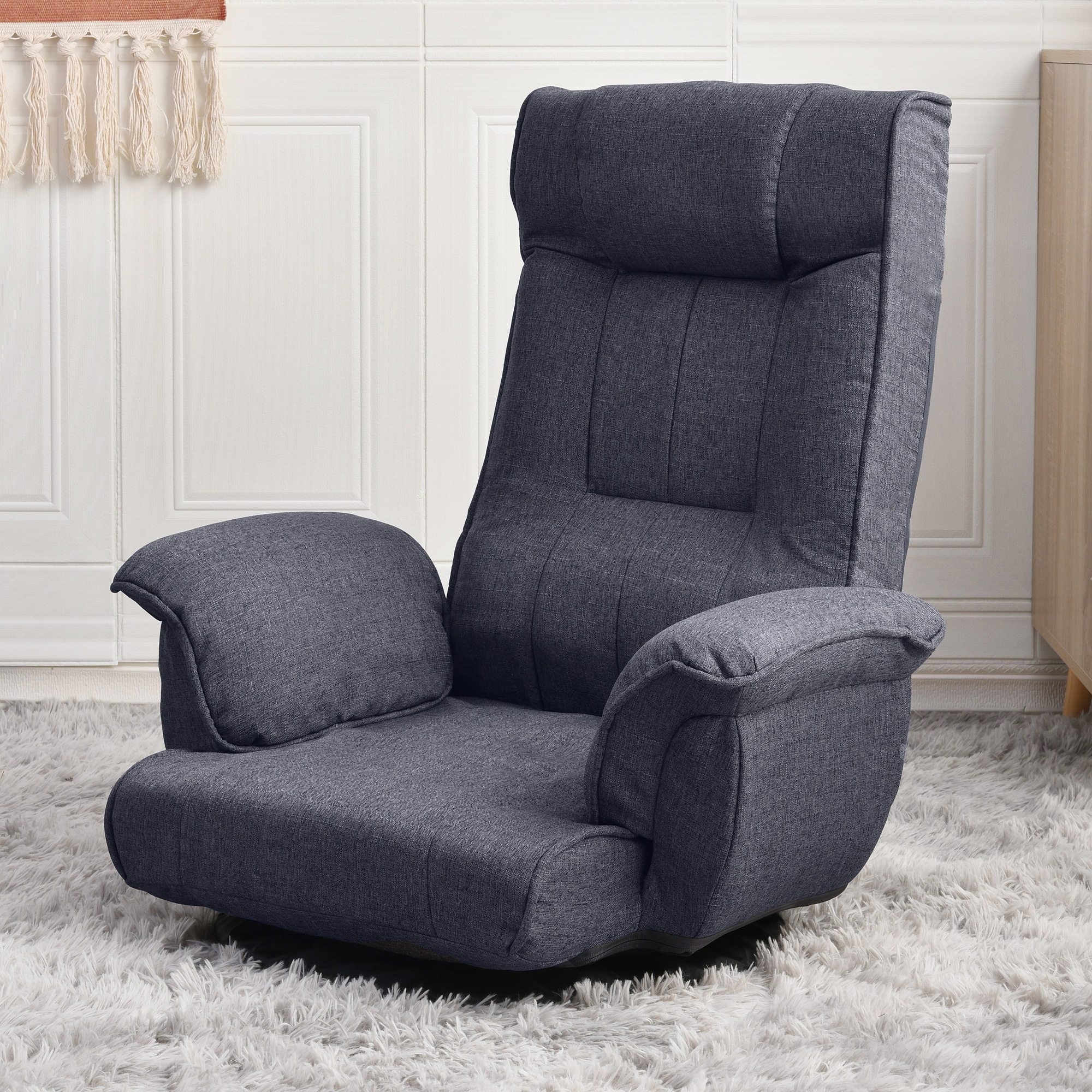 【国内発送&送·料·無·料】回転式座椅子 肘掛け 座いす ハイバック リクライニング フロア 1人掛けソファー 折りたたみ リラックスチェア ソファー リクライニングチェアー ファブリック 座イス お 【国内発送&送·料·無·料】回転式座椅子 肘掛け 座いす ハイバック リクライニング フロア 1人掛けソファー 折りたたみ リラックスチェア ソファー リクライニングチェアー ファブリック 座イス お