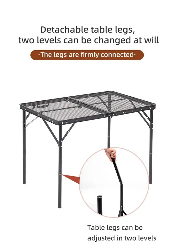 ブラックナカイ屋外折りたたみ組み合わせテーブル取り外し可能なキャンプテーブルポータブルバーベキューキッチン鉄製テーブル ブラックナカイ屋外折りたたみ組み合わせテーブル取り外し可能なキャンプテーブルポータブルバーベキューキッチン鉄製テーブル