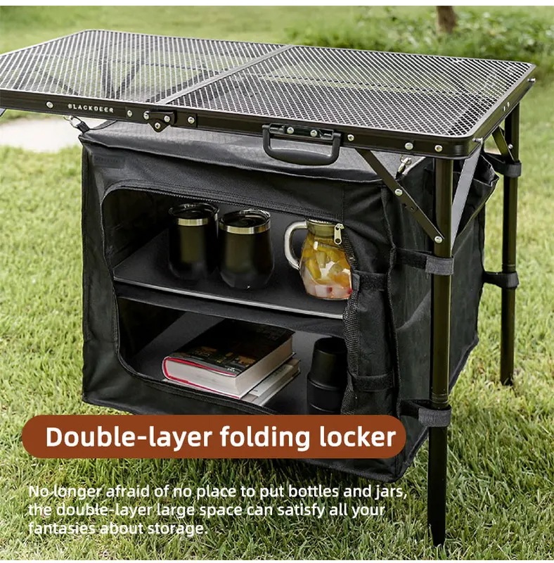ブラックナカイ屋外折りたたみ組み合わせテーブル取り外し可能なキャンプテーブルポータブルバーベキューキッチン鉄製テーブル ブラックナカイ屋外折りたたみ組み合わせテーブル取り外し可能なキャンプテーブルポータブルバーベキューキッチン鉄製テーブル