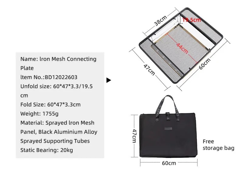 ブラックナカイ屋外折りたたみ組み合わせテーブル取り外し可能なキャンプテーブルポータブルバーベキューキッチン鉄製テーブル ブラックナカイ屋外折りたたみ組み合わせテーブル取り外し可能なキャンプテーブルポータブルバーベキューキッチン鉄製テーブル