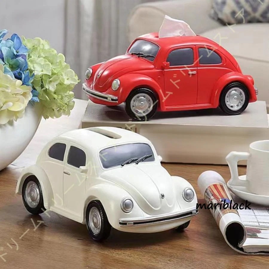 インテリア装飾インテリア雑貨工業風 置物 おしゃれ 復旧風 車型 かわいい インテリア モデル 置物 カバー ティッシュケース 卓上収納 モデル バス ティッシュボックス 収納 ティッシュ