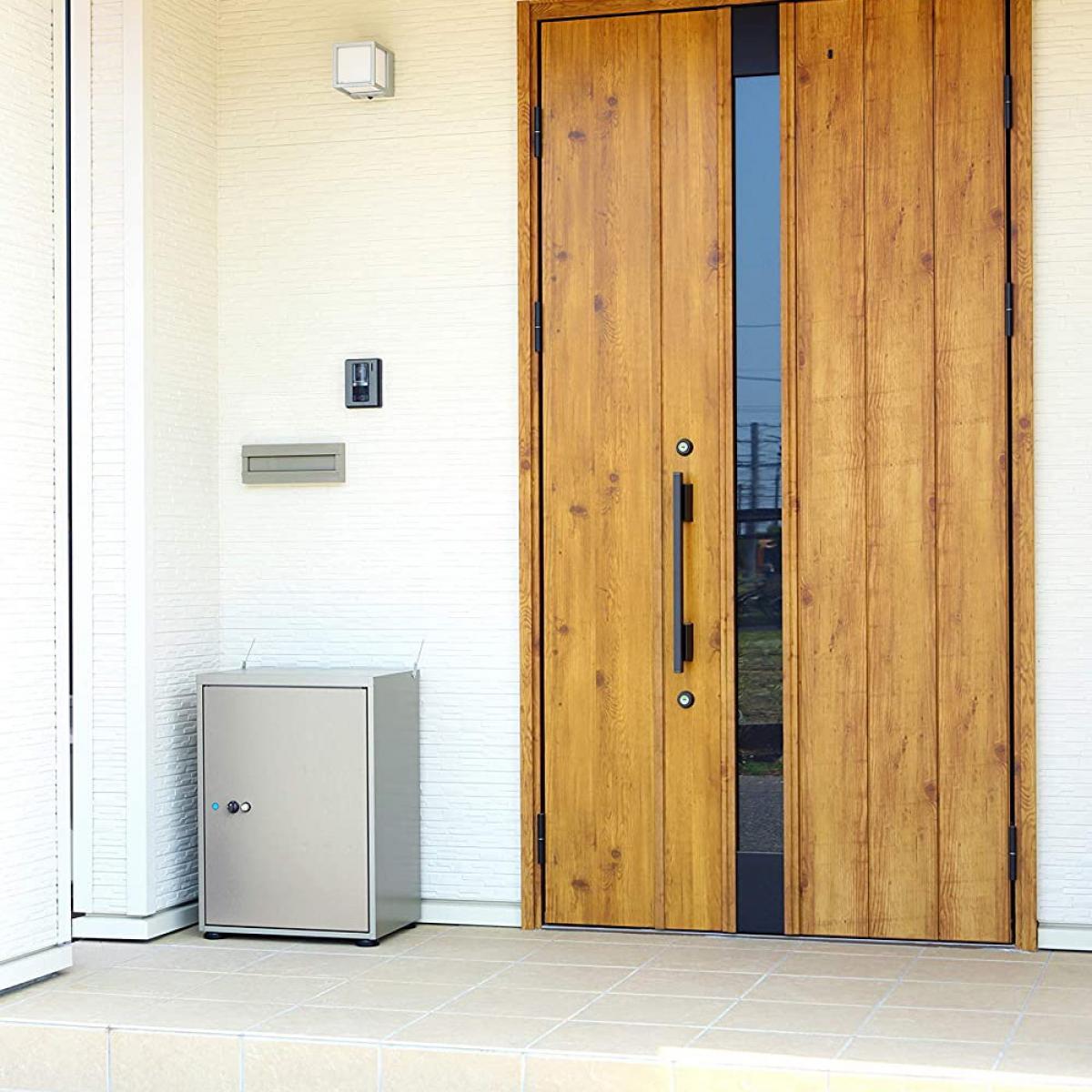 宅配ボックス ポスト 郵便ポスト 置き配 郵便受け 新聞受け 郵便 メール便 新聞 朝刊 夕刊 TR-3465(TGY) Receibo レシーボ すぐに使える完成品 グリーンライフ