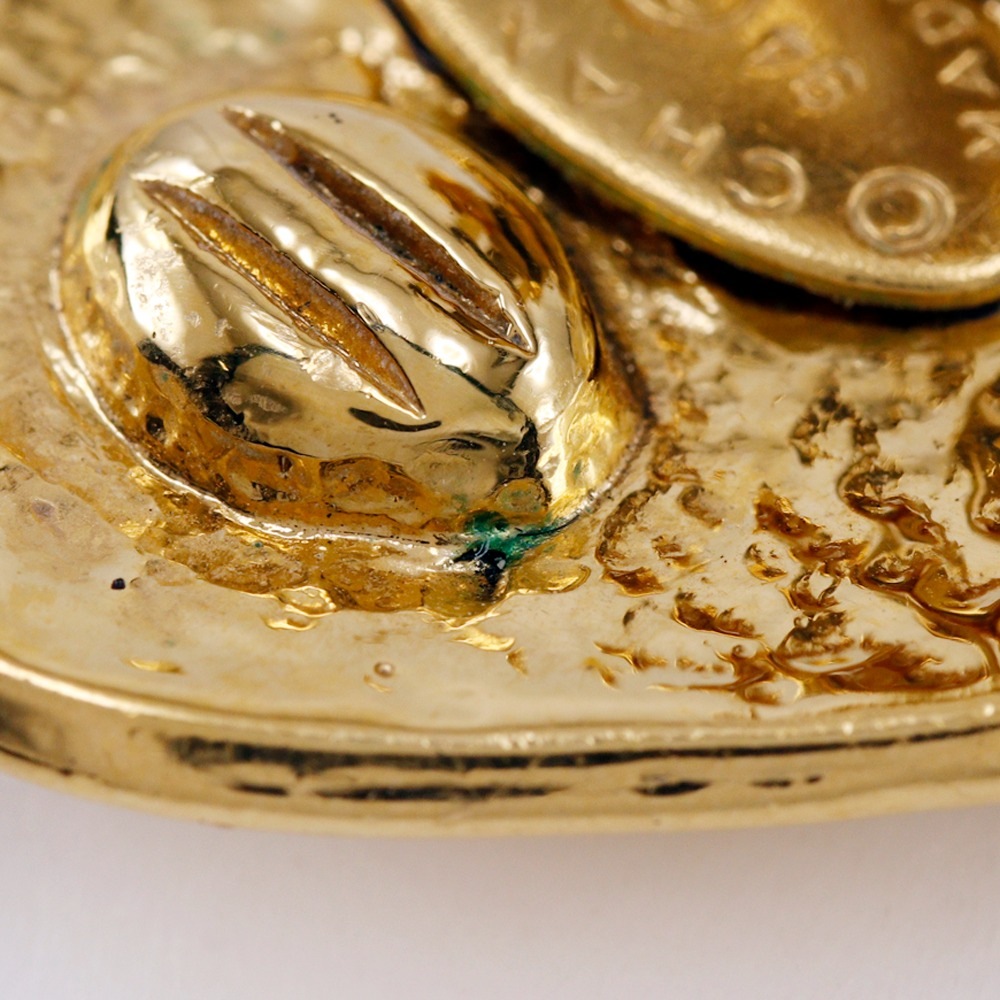 ココマーク ヴィンテージ イヤリング 金メッキ 94P 約18.9g レディース 中古品 A-ランク ココマーク ヴィンテージ イヤリング 金メッキ 94P 約18.9g レディース 中古品 A-ランク