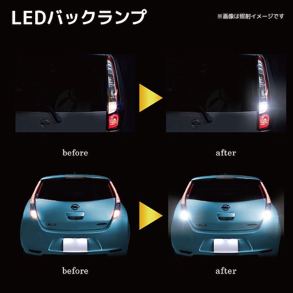 ネコポス発送エクストレイル T31 MC後 H22.7H25.12(2010.72013.12) LEDカスタムセット  ナンバー灯バックランプポジション球付