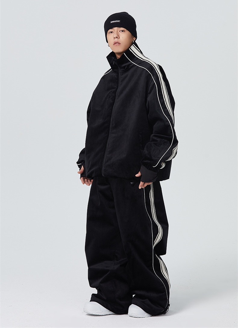 スノーボードウェア上下セットメンズレディース男女兼用20232024作パンツジャケットアウタースノボウェアスノーウェアスキーウェアスノボーウェア韓国風防風防水防寒