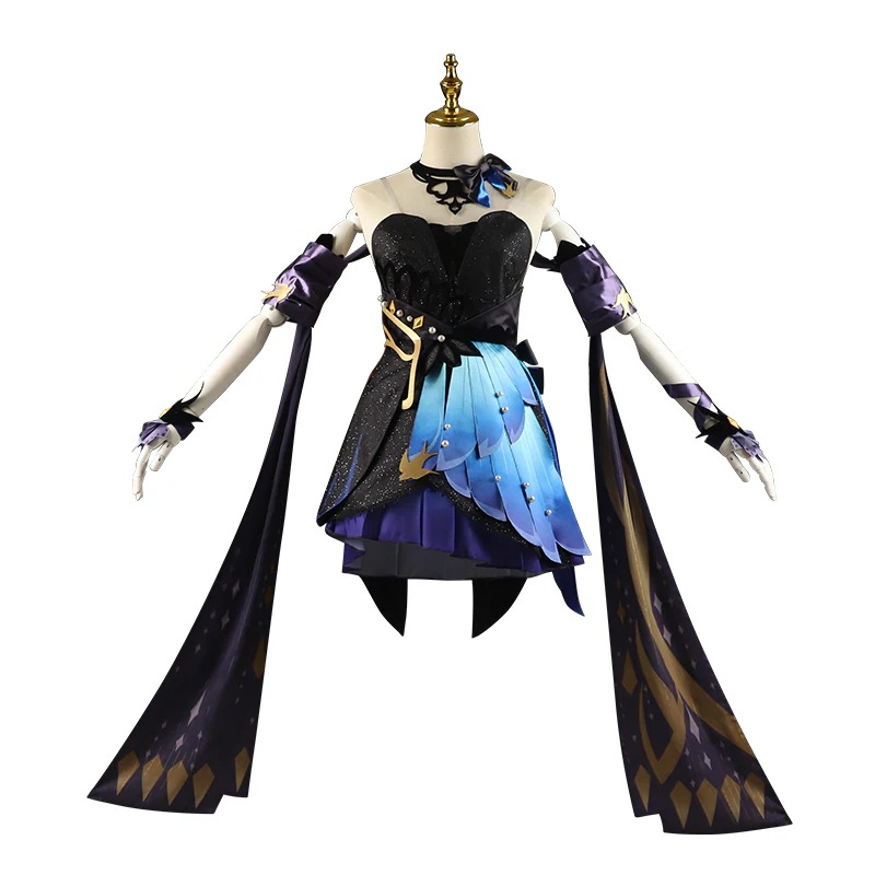 原神　海灯祭　刻晴　霓裾の舞　コスプレ　衣装