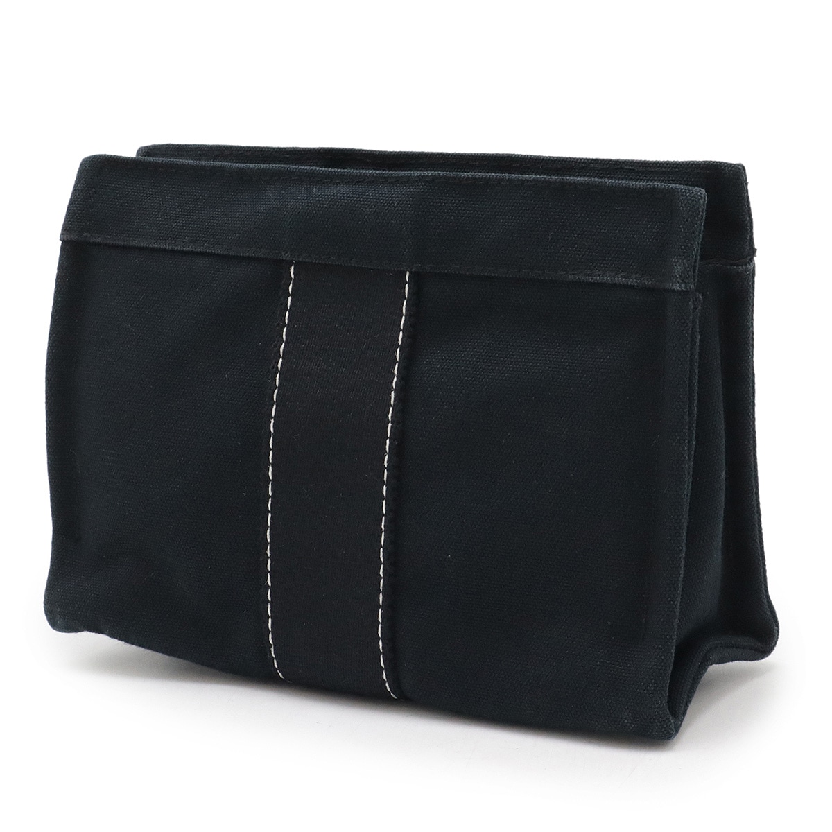 ドーヴィル ポーチ 小物入れ 化粧ポーチ コスメポーチ トラベルポーチ マルチケース キャンバス ブラック