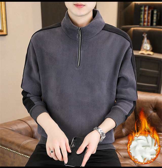 【大好評！最安値挑戦!】スウェット トレーナー 裏起毛 ボア ゆったり 暖い 寒さ対策 プルオーバー 春 秋 冬 トップス