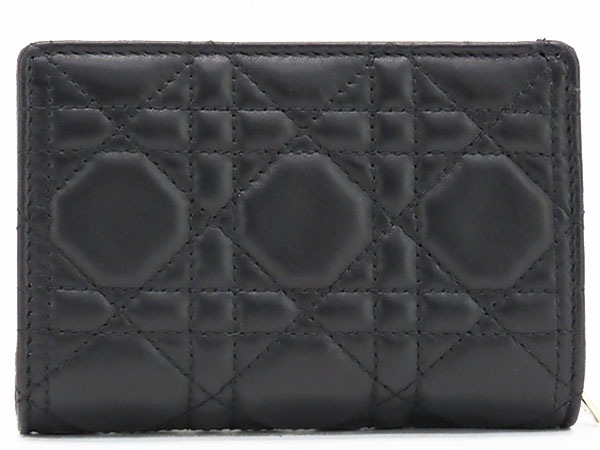 超美品クリスチャンディオールレディディオールカナージュマイディオールディタニーウォレット二つ折り財布ブラック 超美品クリスチャンディオールレディディオールカナージュマイディオールディタニーウォレット二つ折り財布ブラック